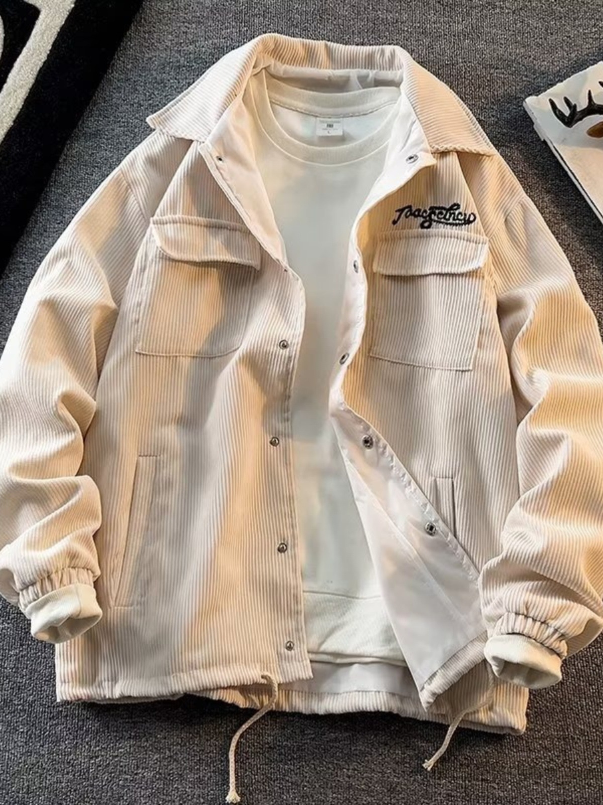 灯芯绒外套男款