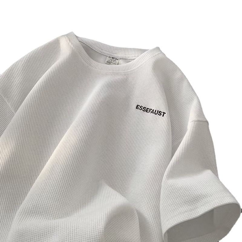 华夫格衬衫男装